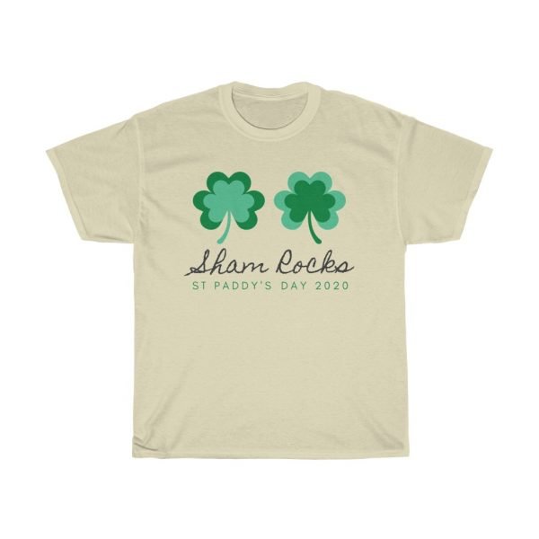 St Patrick's Day 2020 ShamRocks Lucky Unisex Tee Shirt - Image 4