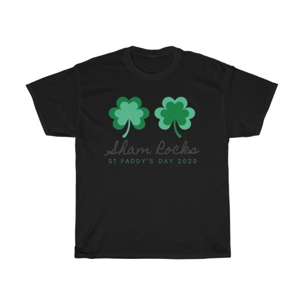 St Patrick's Day 2020 ShamRocks Lucky Unisex Tee Shirt - Image 5