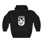 Just Be You from BeeUTees White Logo On Dark Colors Unisex Heavy Blend™ Hoodie Printed and Supplied from within USA