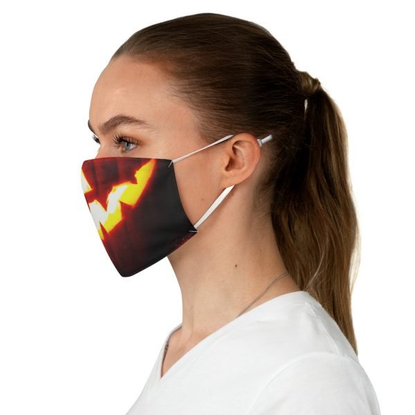 Halloween Pumpkin Fabric Face Mask - Image 4