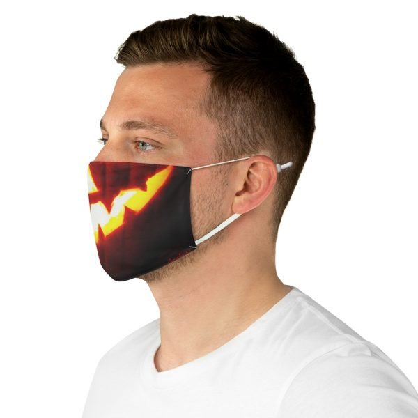 Halloween Pumpkin Fabric Face Mask - Image 5