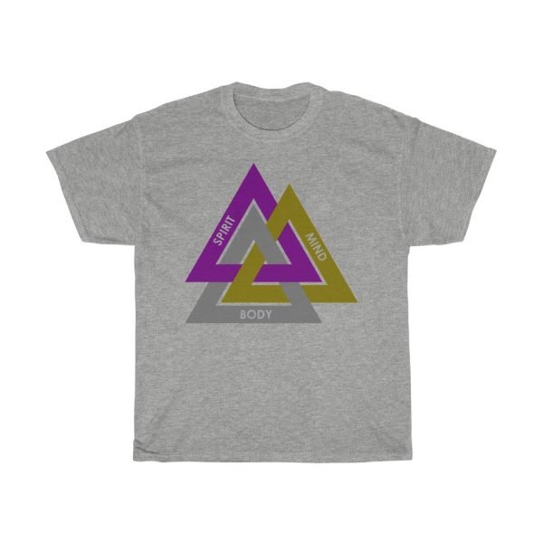 Body, Mind, Spirit Interlocking Triangles Design - Image 5