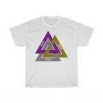 Body, Mind, Spirit Interlocking Triangles Design