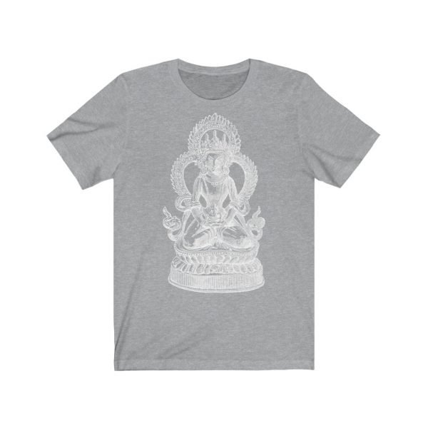 Vintage Buddha Design on Unisex Jersey Short Sleeve Tee - Image 3