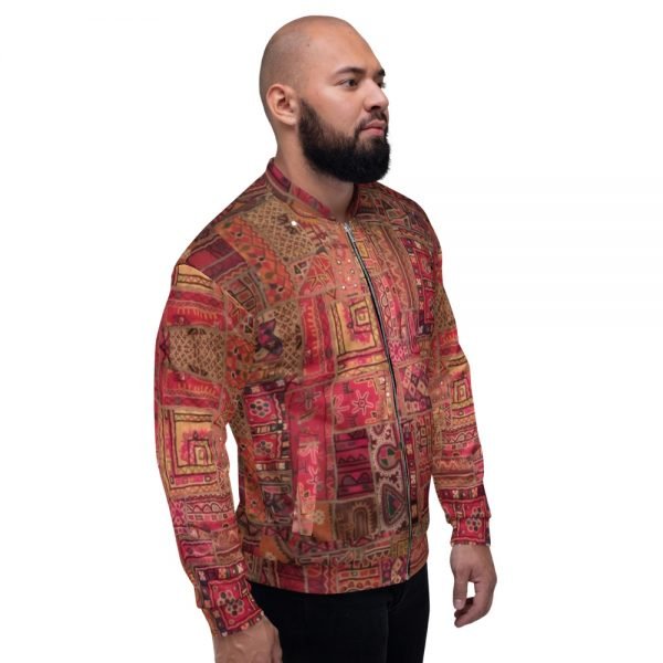 Ethnic Design All-over Print Bomber Jacket for Any Gender - Image 3