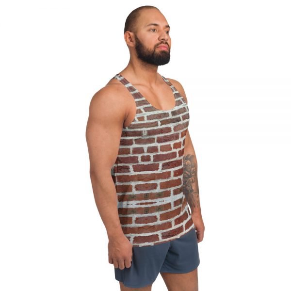 'Hard as Bricks' Unisex Tank Top - Image 3