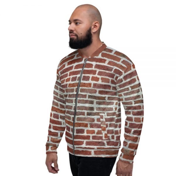 "Bricking It" Unisex Bomber Jacket - Image 4